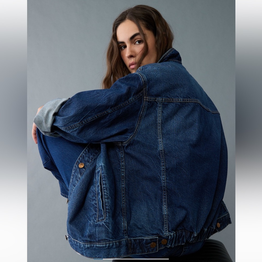 American Eagle Ex-Boyfriend Denim Jacket - Picture 2 of 7